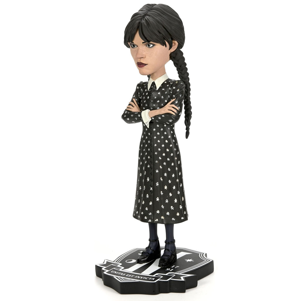 Productafbeelding Wednesday Head Knocker bobblehead-figuur Wednesday Addams 21 cm