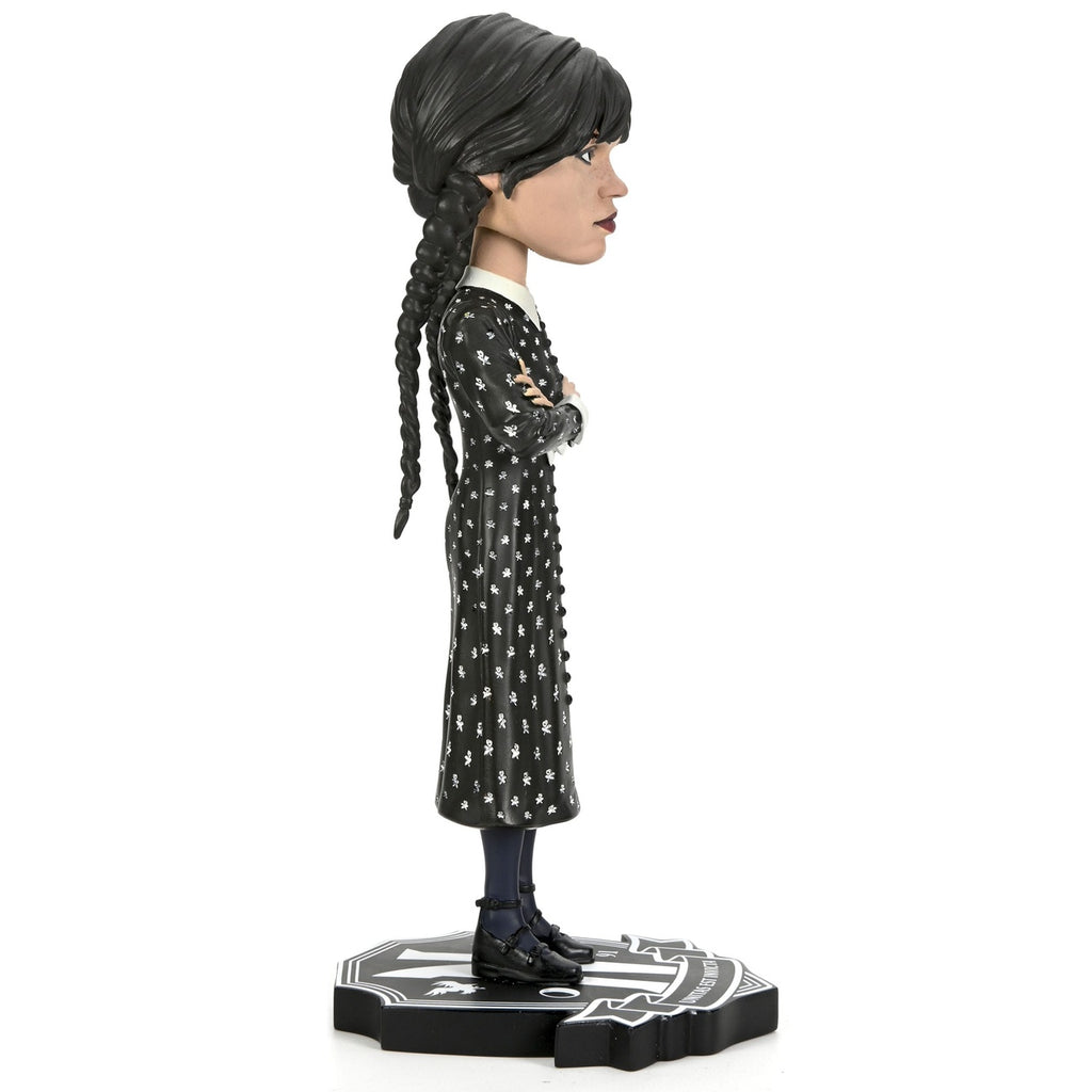 Productafbeelding Wednesday Head Knocker bobblehead-figuur Wednesday Addams 21 cm