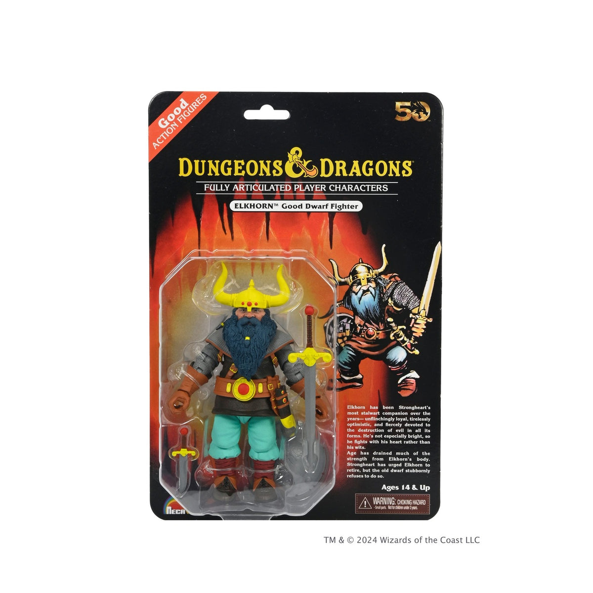 Image produit Figurine articulée Dungeons & Dragons 50th Anniversary Elkhorn sur blister 18 cm
