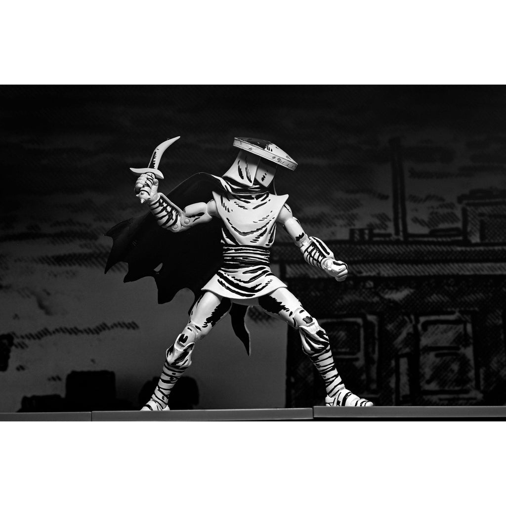 Produktbild Teenage Mutant Ninja Turtles Actionfigur Elite Foot Ninja Guard Black & White 18 cm