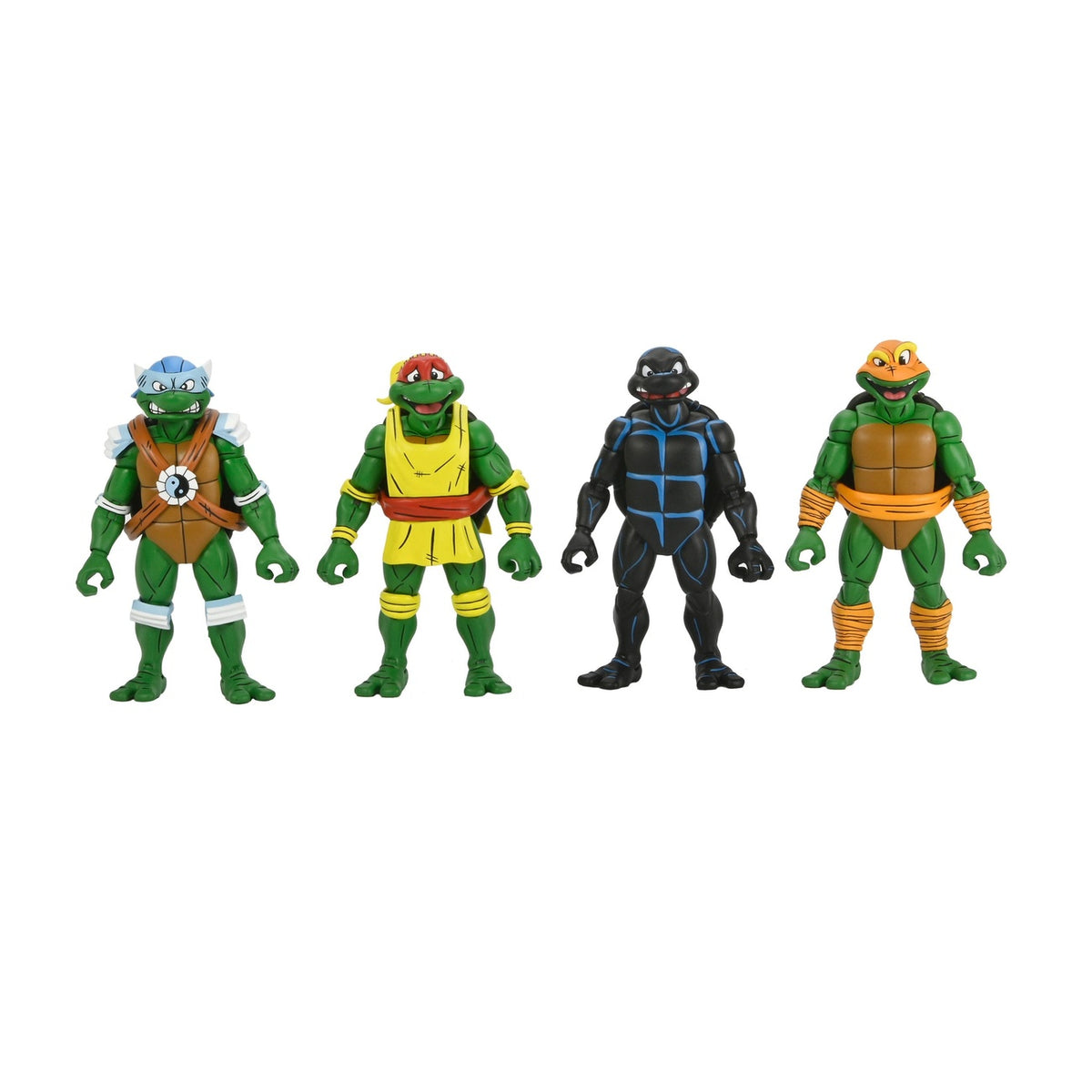 Productafbeelding Teenage Mutant Ninja Turtles (Archie Comics) Actiefiguren 4-pack Stump Wrestling Turtles 18 cm