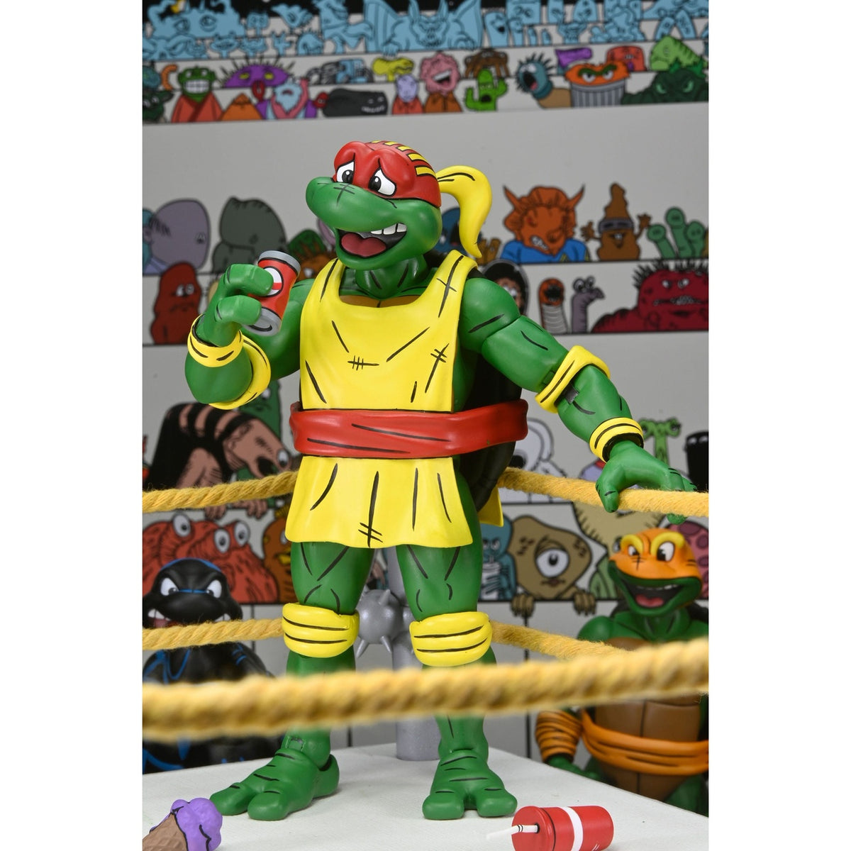 Productafbeelding Teenage Mutant Ninja Turtles (Archie Comics) Actiefiguren 4-pack Stump Wrestling Turtles 18 cm