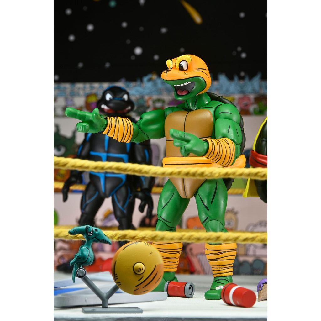 Productafbeelding Teenage Mutant Ninja Turtles (Archie Comics) Actiefiguren 4-pack Stump Wrestling Turtles 18 cm