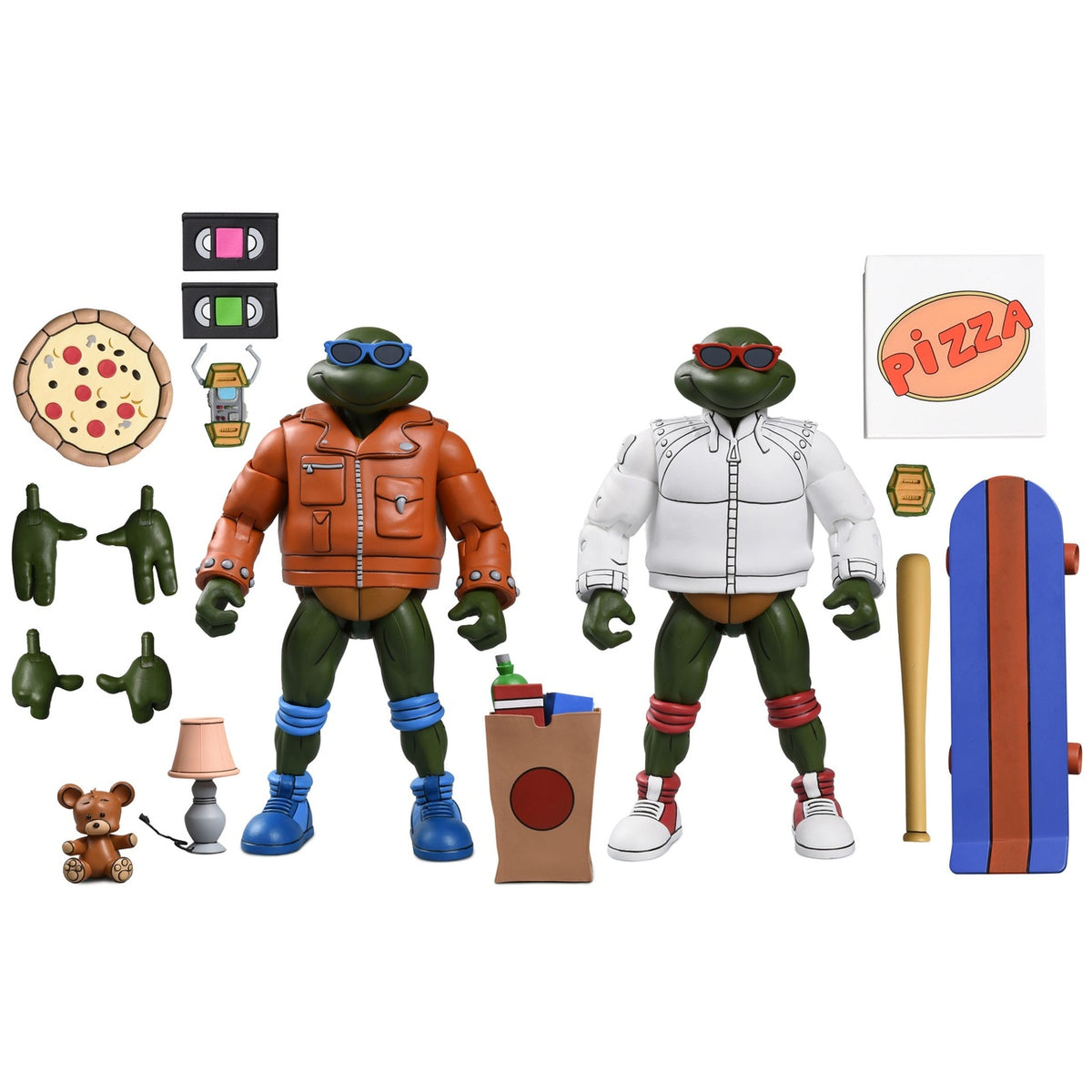Productafbeelding Teenage Mutant Ninja Turtles (Cartoon) Actiefiguren Punk Leo and Punk Raph 2 Pack 18 cm
