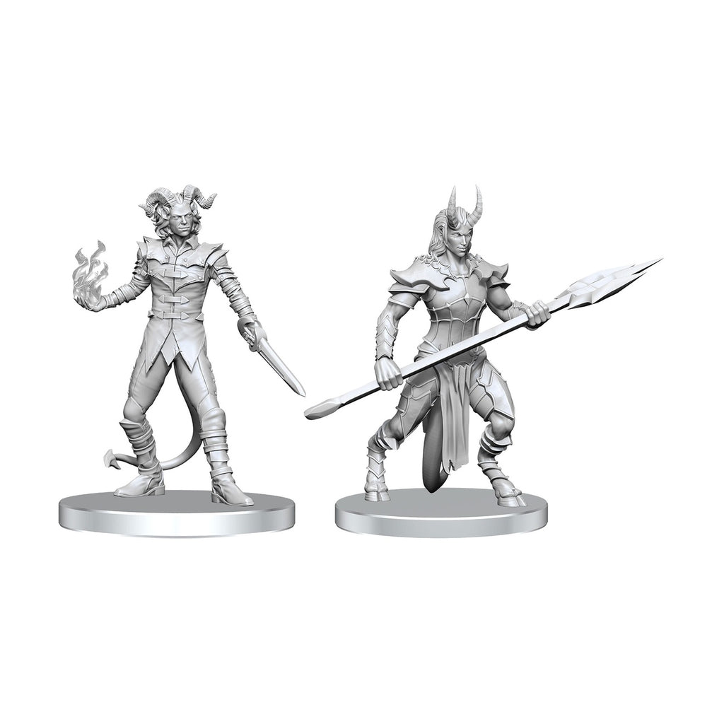 Productafbeelding Pathfinder Deep Cuts onbeschilderde miniaturen Vordine (Infantry Devil) & Pitborn Rogue
