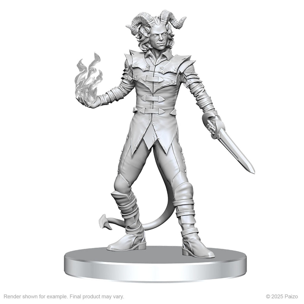 Productafbeelding Pathfinder Deep Cuts onbeschilderde miniaturen Vordine (Infantry Devil) & Pitborn Rogue