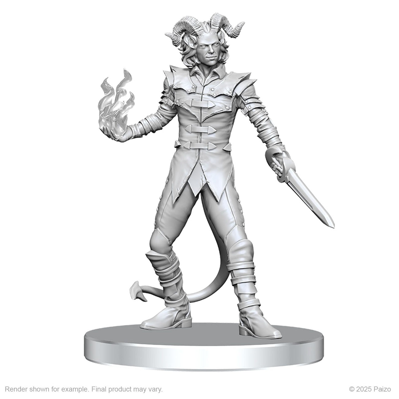 Productafbeelding Pathfinder Deep Cuts onbeschilderde miniaturen Vordine (Infantry Devil) & Pitborn Rogue