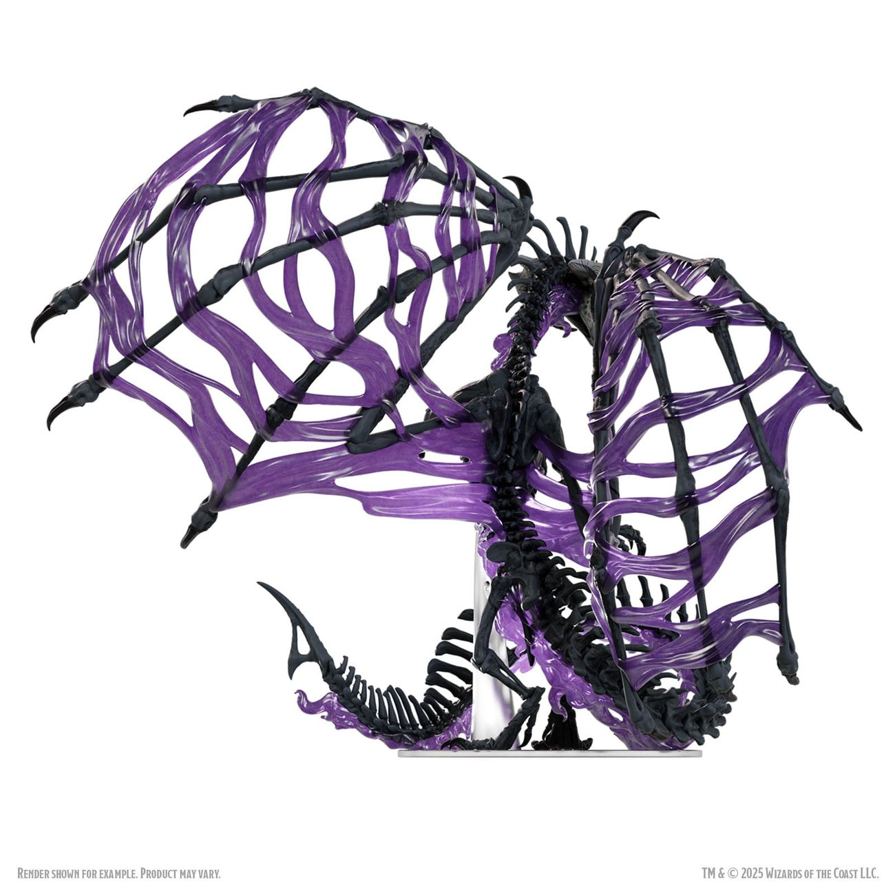 Produktbild D&D Icons of the Realms Boxed Miniaturen vorbemalt Black Dracolich 30 cm