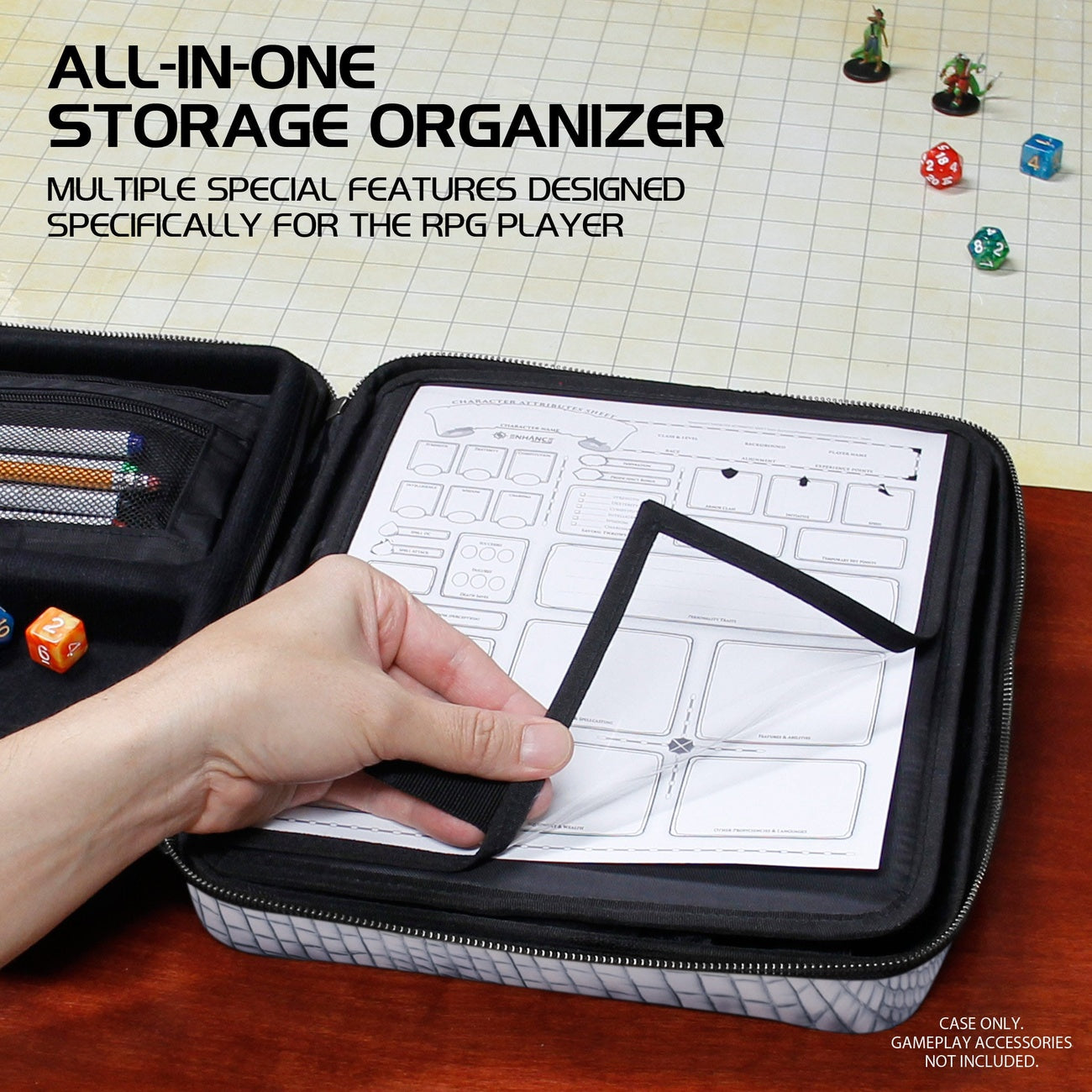 Image produit Enhance RPG Series Collector's Edition Organizer Case Silver
