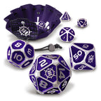Productafbeelding Enhance Tabletop Series Metalen RPG Dobbelstenset Paars (7)