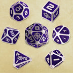 Productafbeelding Enhance Tabletop Series Metalen RPG Dobbelstenset Paars (7)