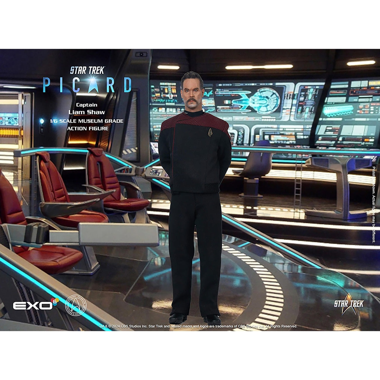 Productafbeelding Star Trek: Picard actiefiguur 1/6 Captain Liam Shaw 30 cm