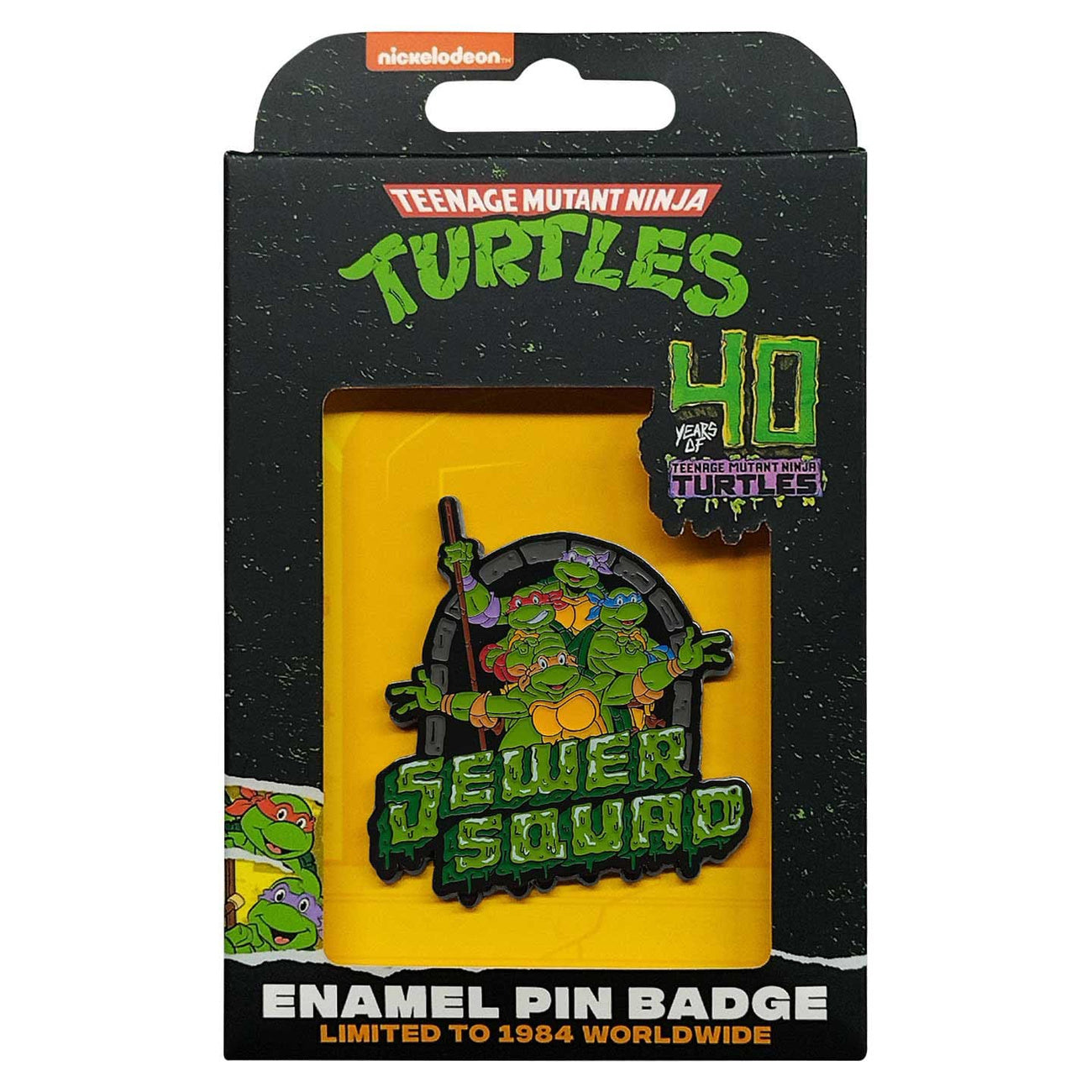 Produktbild Teenage Mutant Ninja Turtles Ansteck-Pin 40th Anniversary Limited Edition