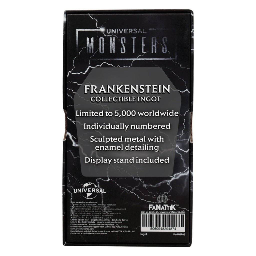 Image produit Universal Monsters Barre Métallique Le Monstre de Frankenstein Édition Limitée
