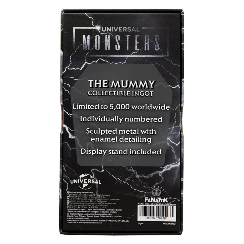 Image produit Universal Monsters Lingot Métallique Le Monstre de Frankenstein Édition Limitée