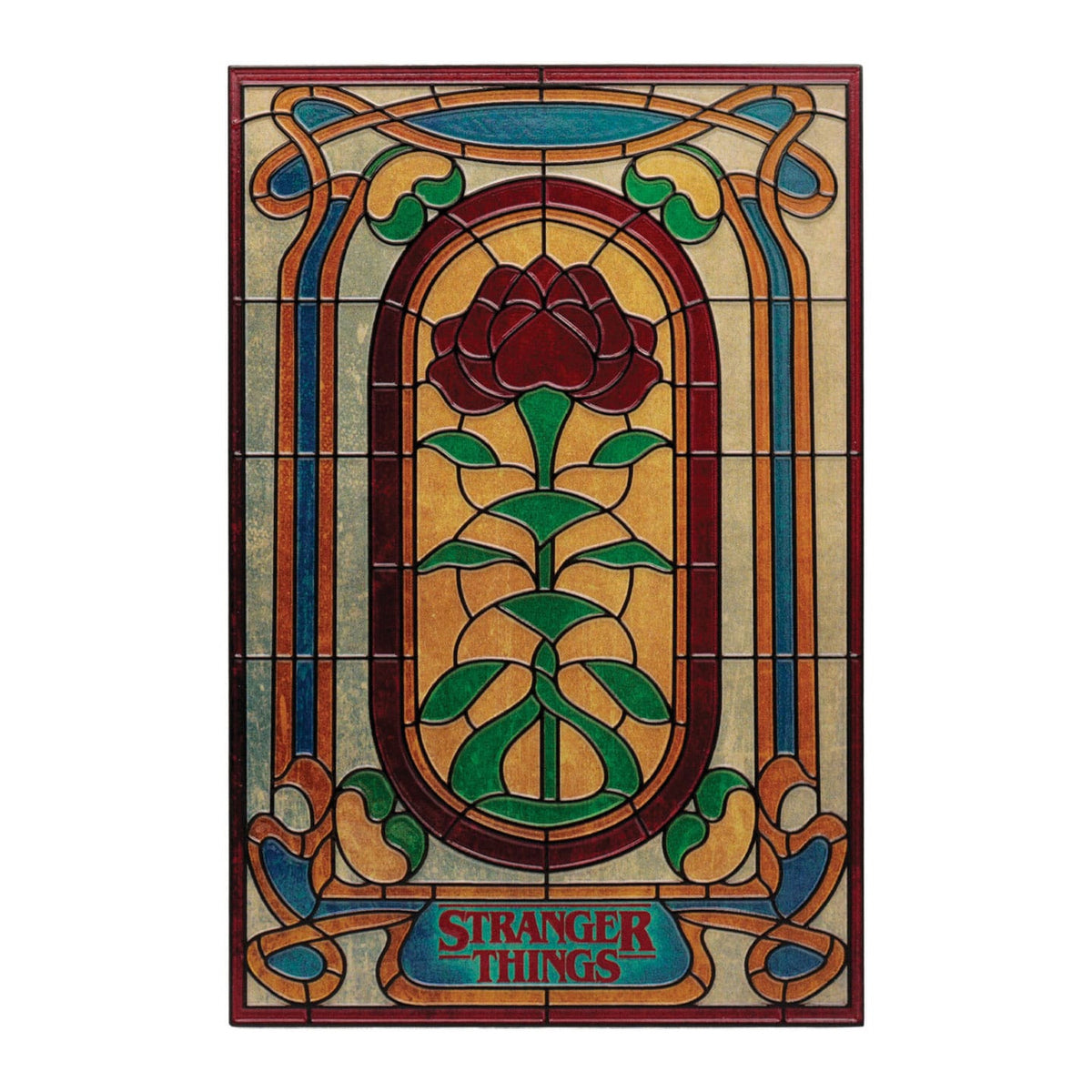 Product image Stranger Things Resin Sign Creel House Stained Glass Window