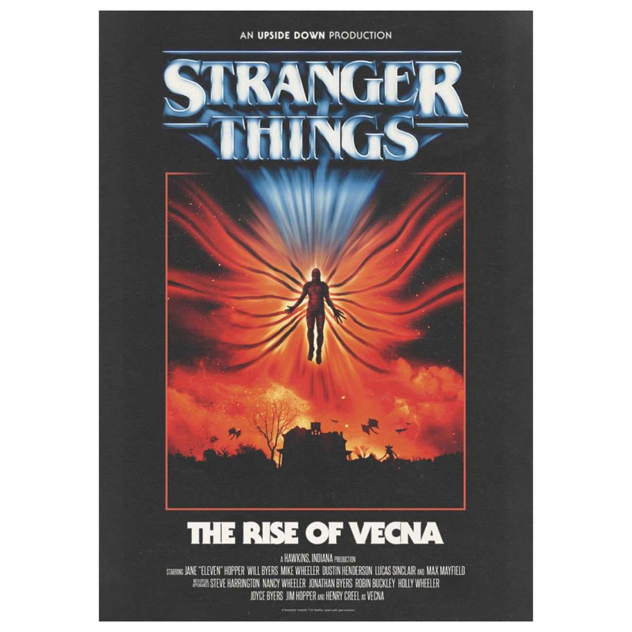 Produktbild Stranger Things Kunstdruck The Rise of Vecna Limited Edition 42 x 30 cm