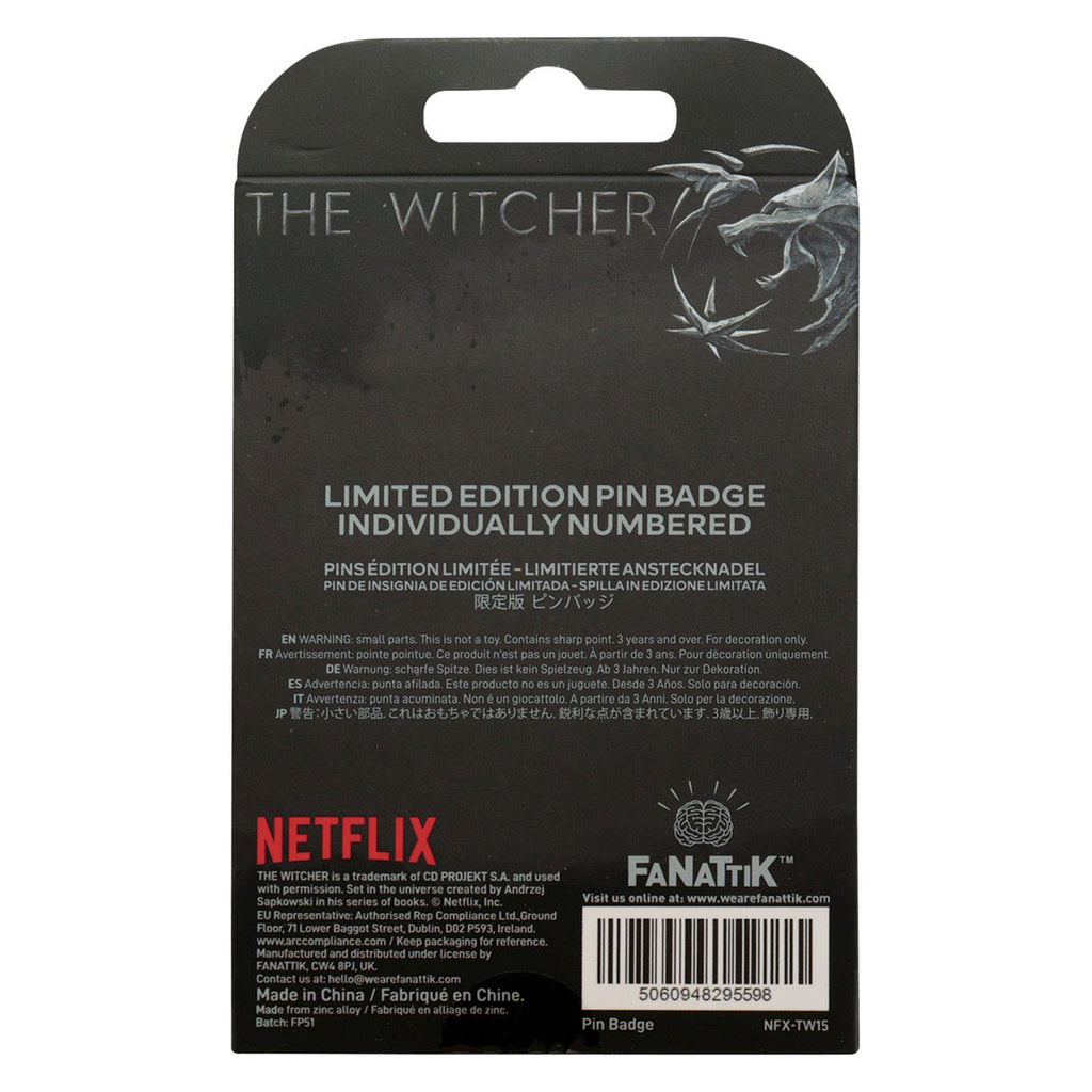 Productafbeelding The Witcher Pin Witcher-symbool Limited Edition