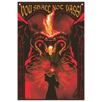 Produktbild Herr der Ringe Wandbehang You shall not pass! 125 x 85 cm