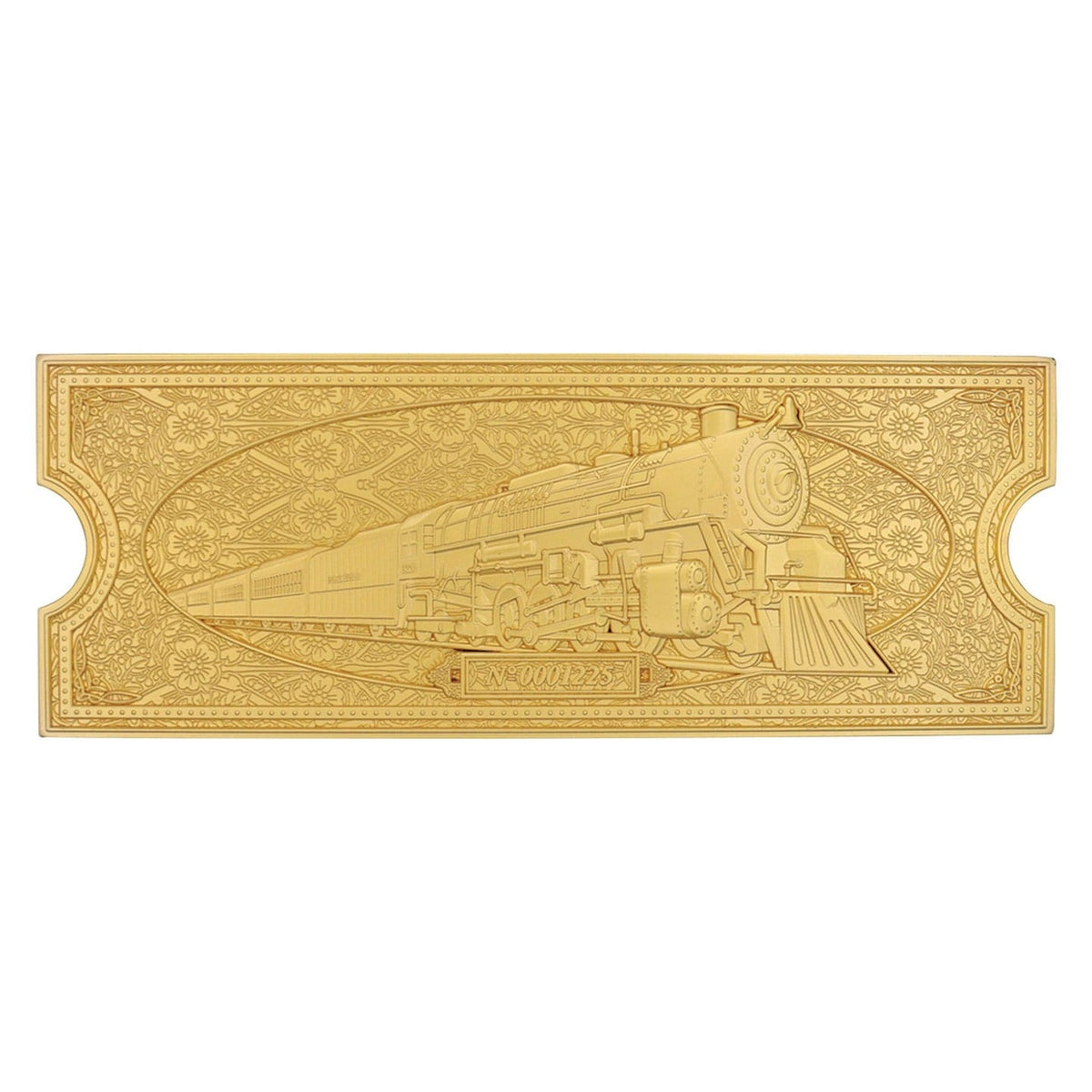 Produktbild Der Polarexpress Replik Train Ticket 24k Gold Plated Limited Edition