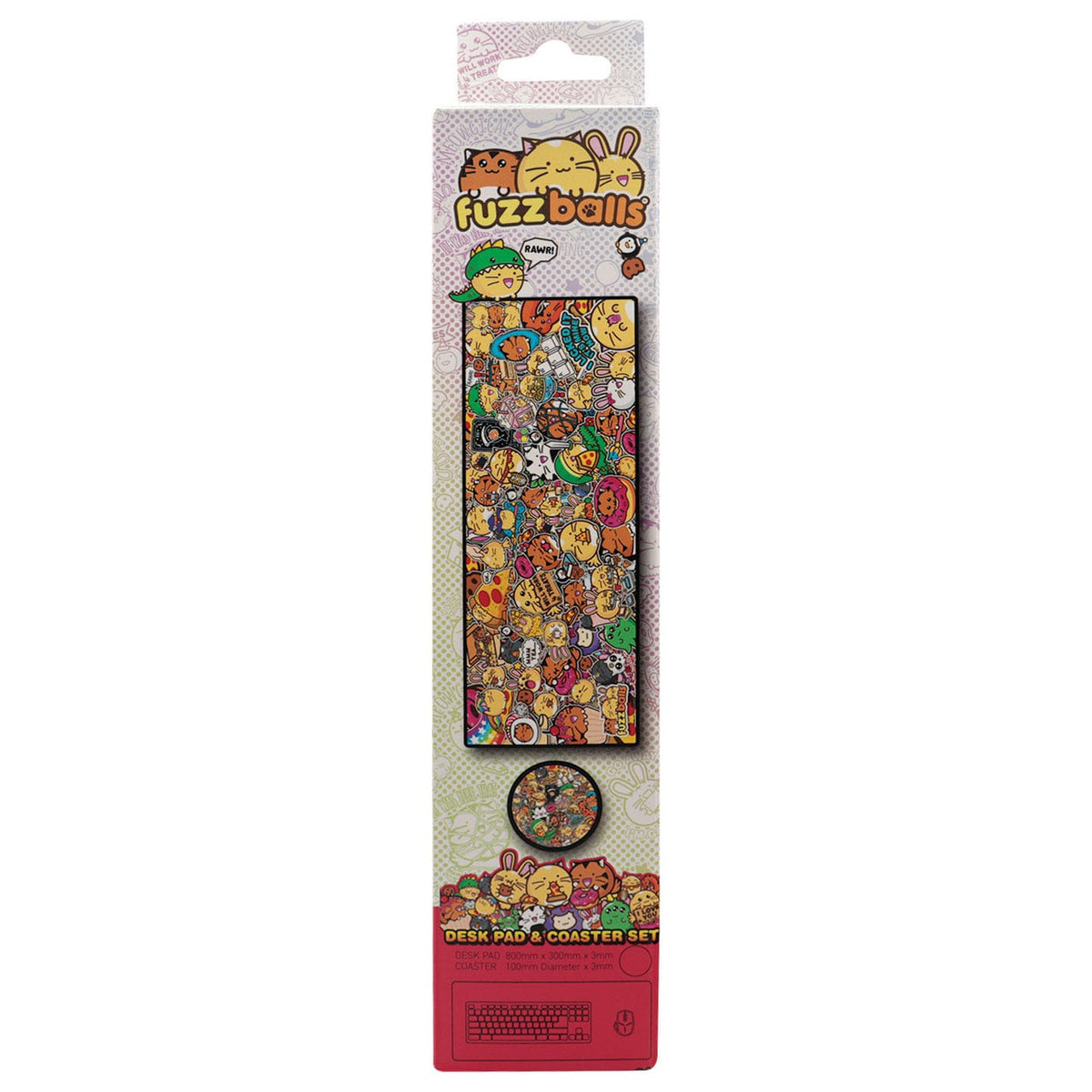 Image produit Fuzzballs Tapis de bureau & Sous-verre