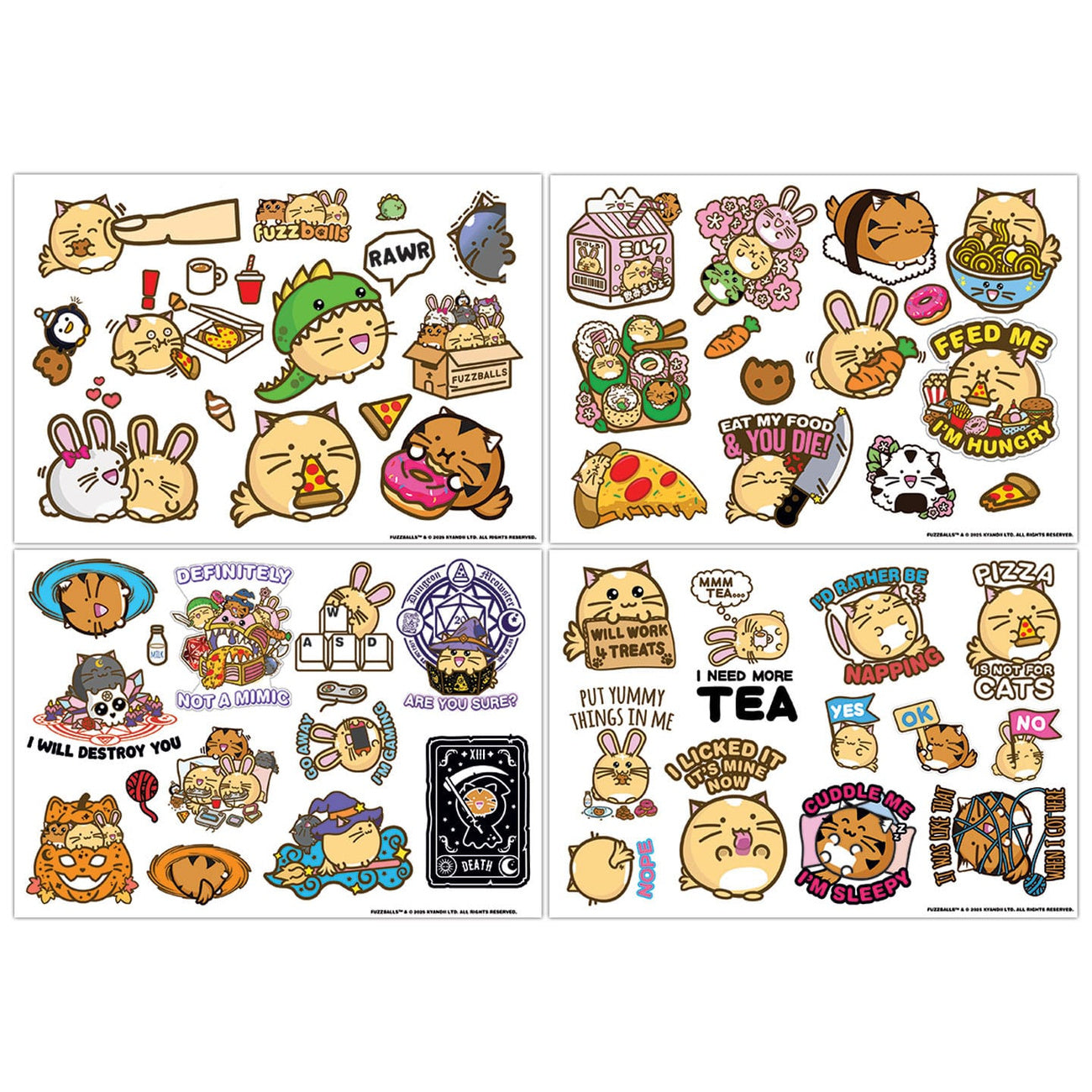 Productafbeelding Fuzzballs tech-stickerpack