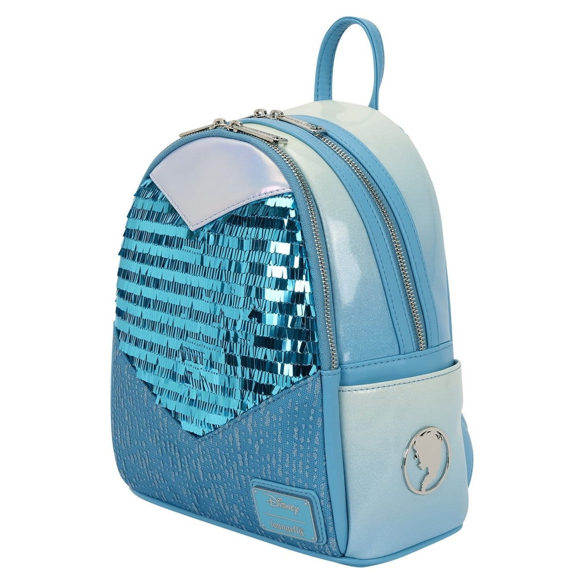 Productafbeelding Frozen - Helemaal ijskoud by Loungefly Mini rugzak Elsa Glitter Sequin