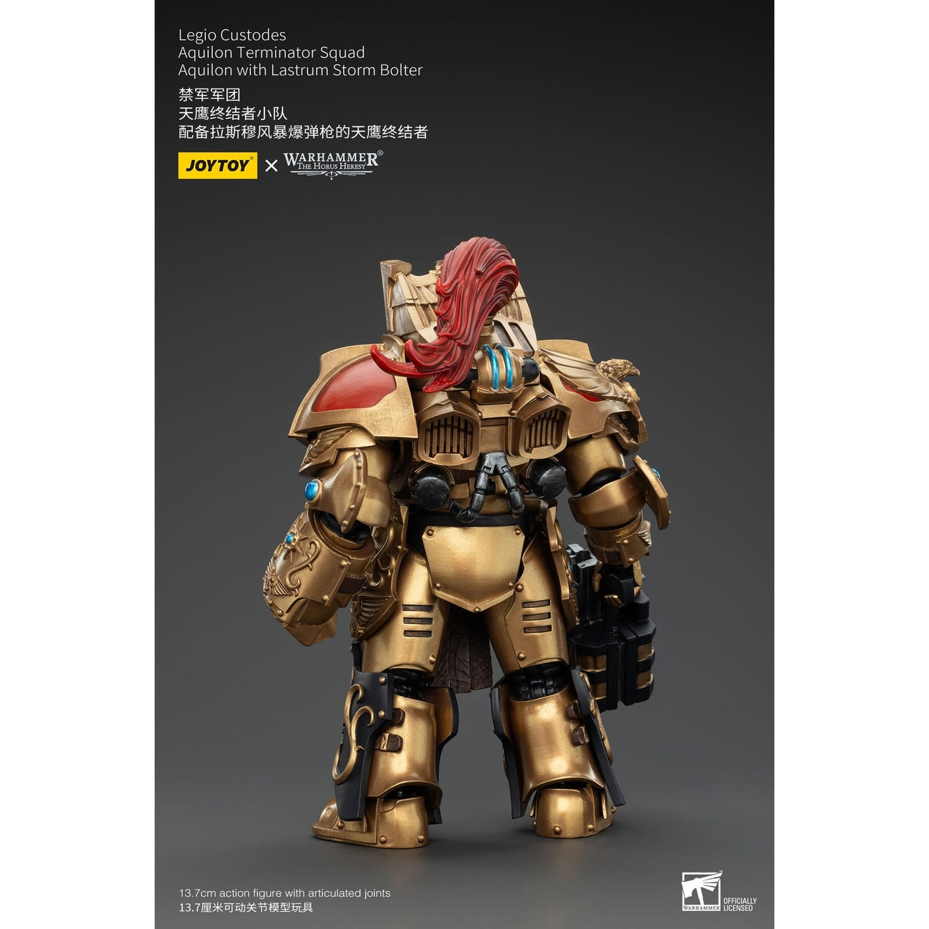 Image produit Warhammer The Horus Heresy figurine articulée 1/18 Legio Custodes Aquilon Terminator Squad Aquilon avec Lastrum Storm Bolter 14