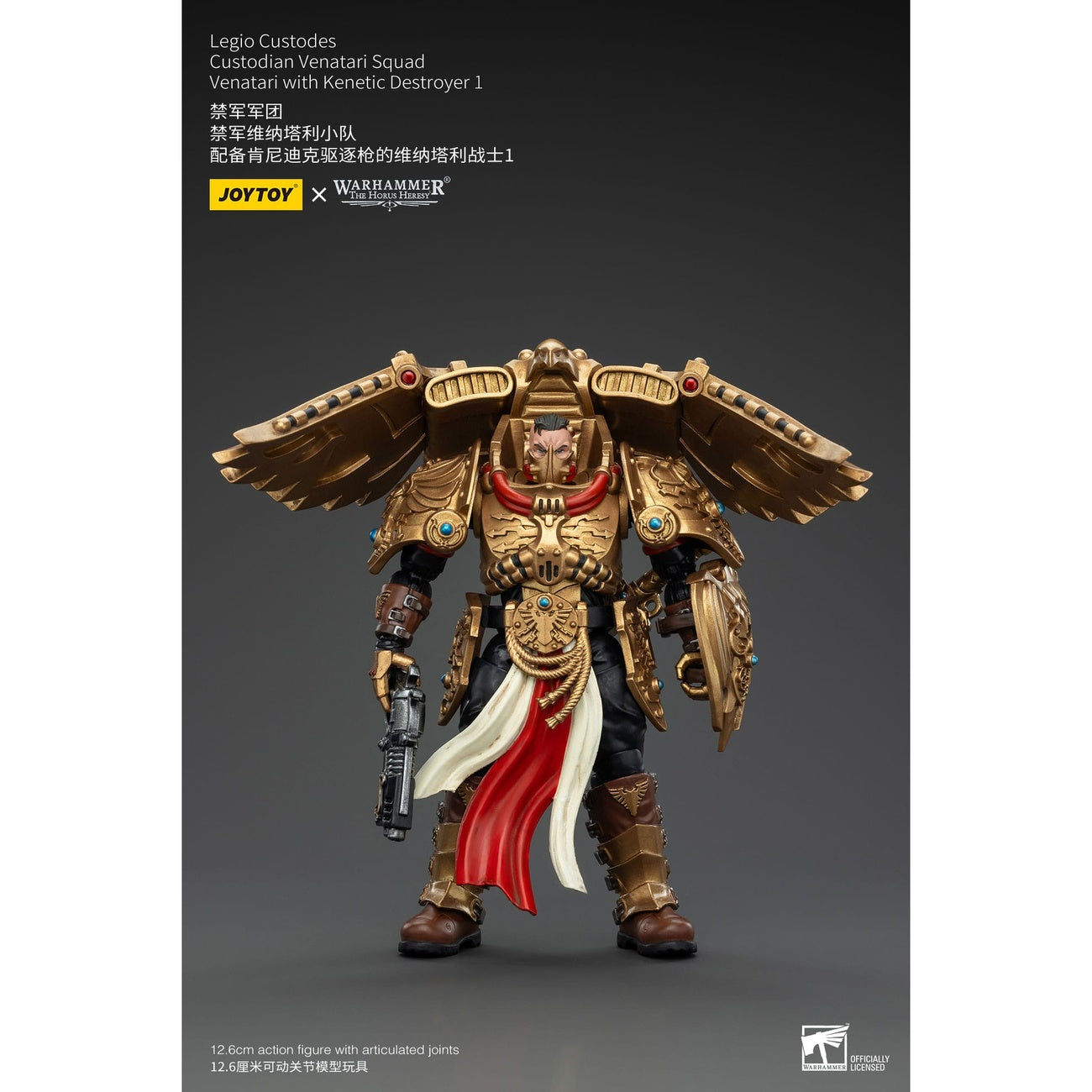 Image produit Warhammer The Horus Heresy Figurine articulée 1/18 Legio Custodes Custodian Venatari Squad Venatari avec Kinetic Destroyer 1 13