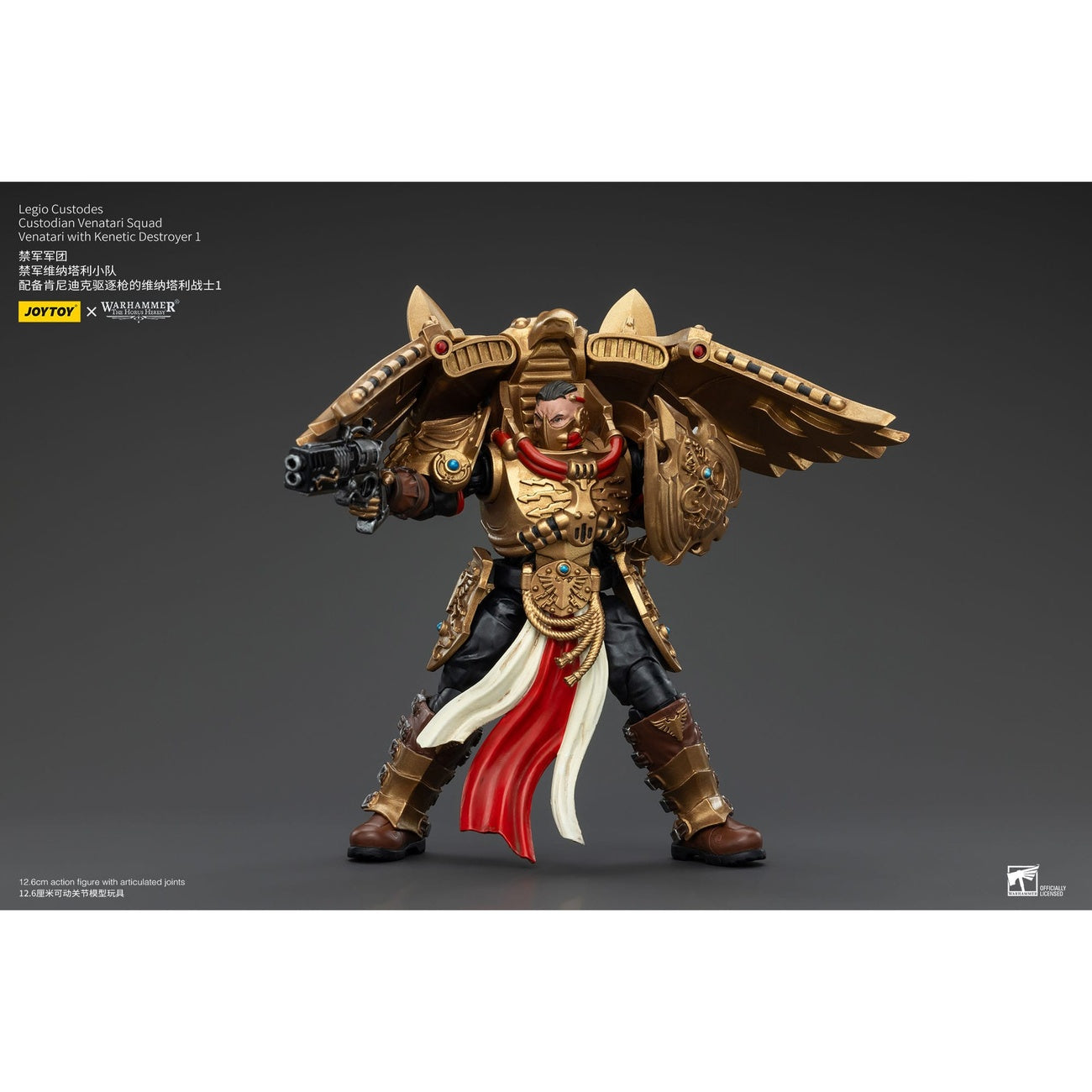 Image produit Warhammer The Horus Heresy Figurine articulée 1/18 Legio Custodes Custodian Venatari Squad Venatari avec Kinetic Destroyer 1 13