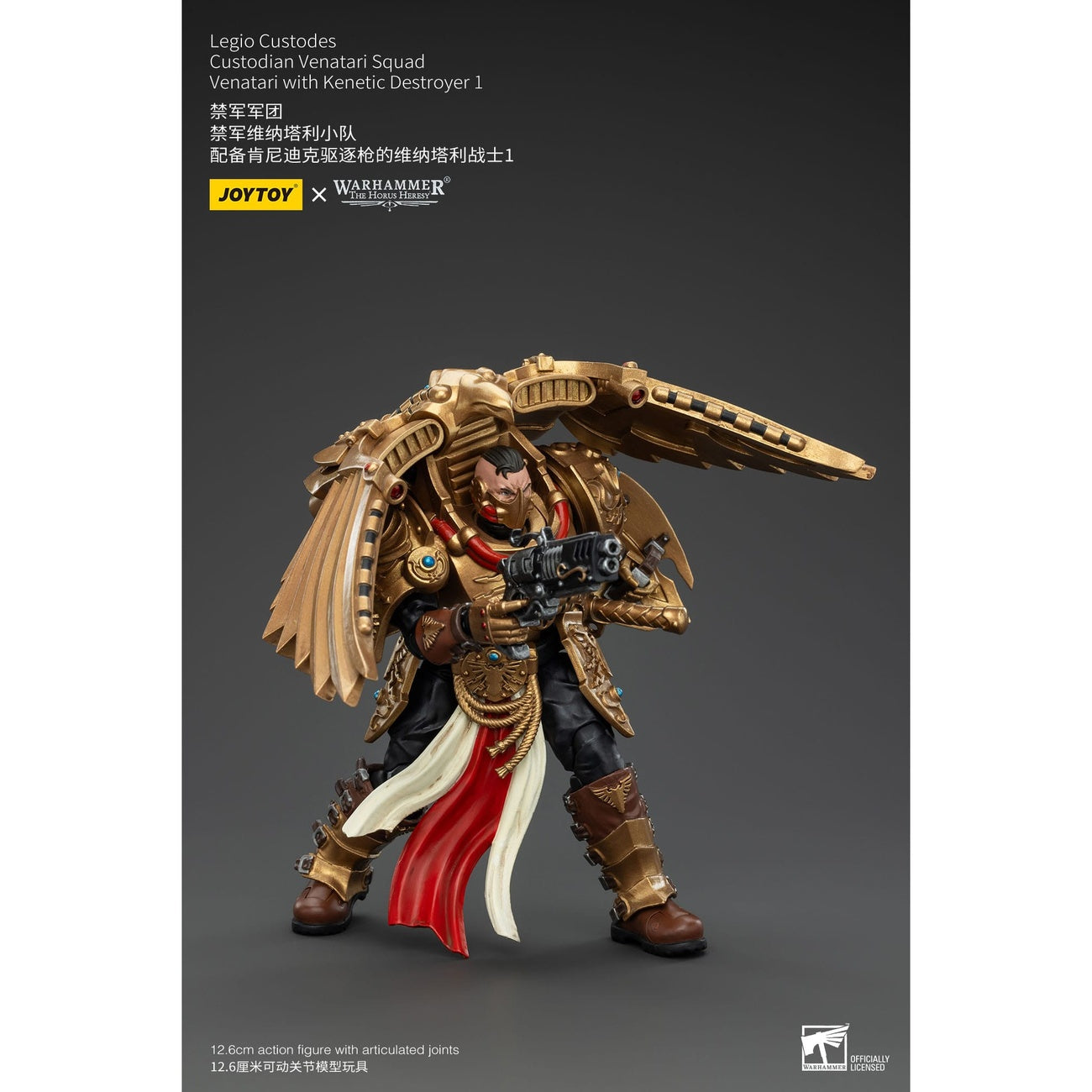 Image produit Warhammer The Horus Heresy Figurine articulée 1/18 Legio Custodes Custodian Venatari Squad Venatari avec Kinetic Destroyer 1 13