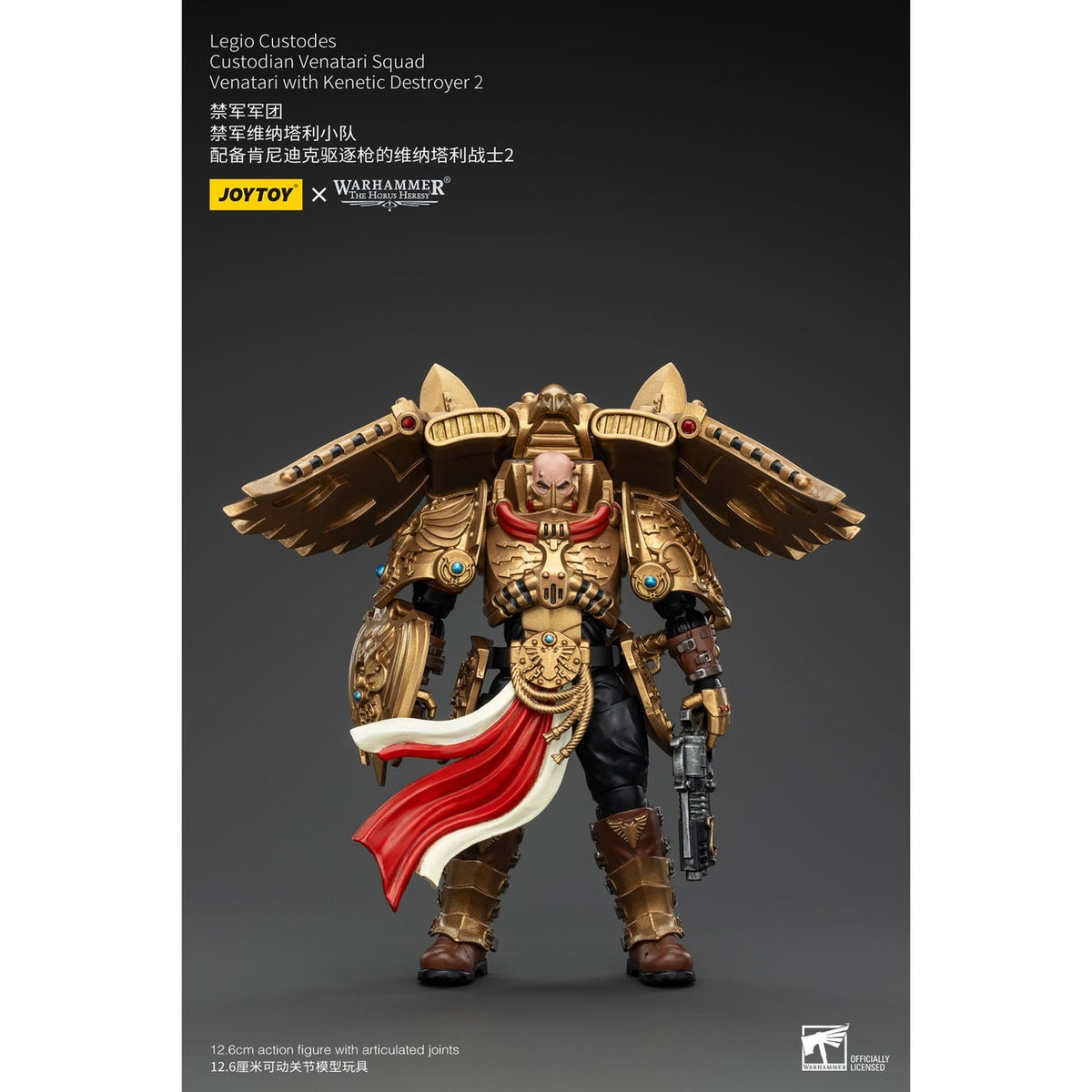 Productafbeelding Warhammer The Horus Heresy Actiefiguur 1/18 Legio Custodes Custodian Venatari Squad Venatari with Kinetic Destroyer 2 13