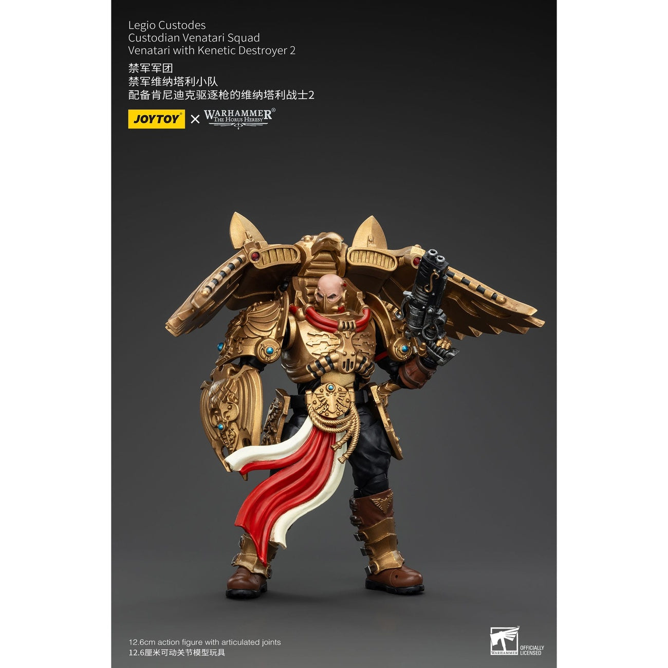 Productafbeelding Warhammer The Horus Heresy Actiefiguur 1/18 Legio Custodes Custodian Venatari Squad Venatari with Kinetic Destroyer 2 13