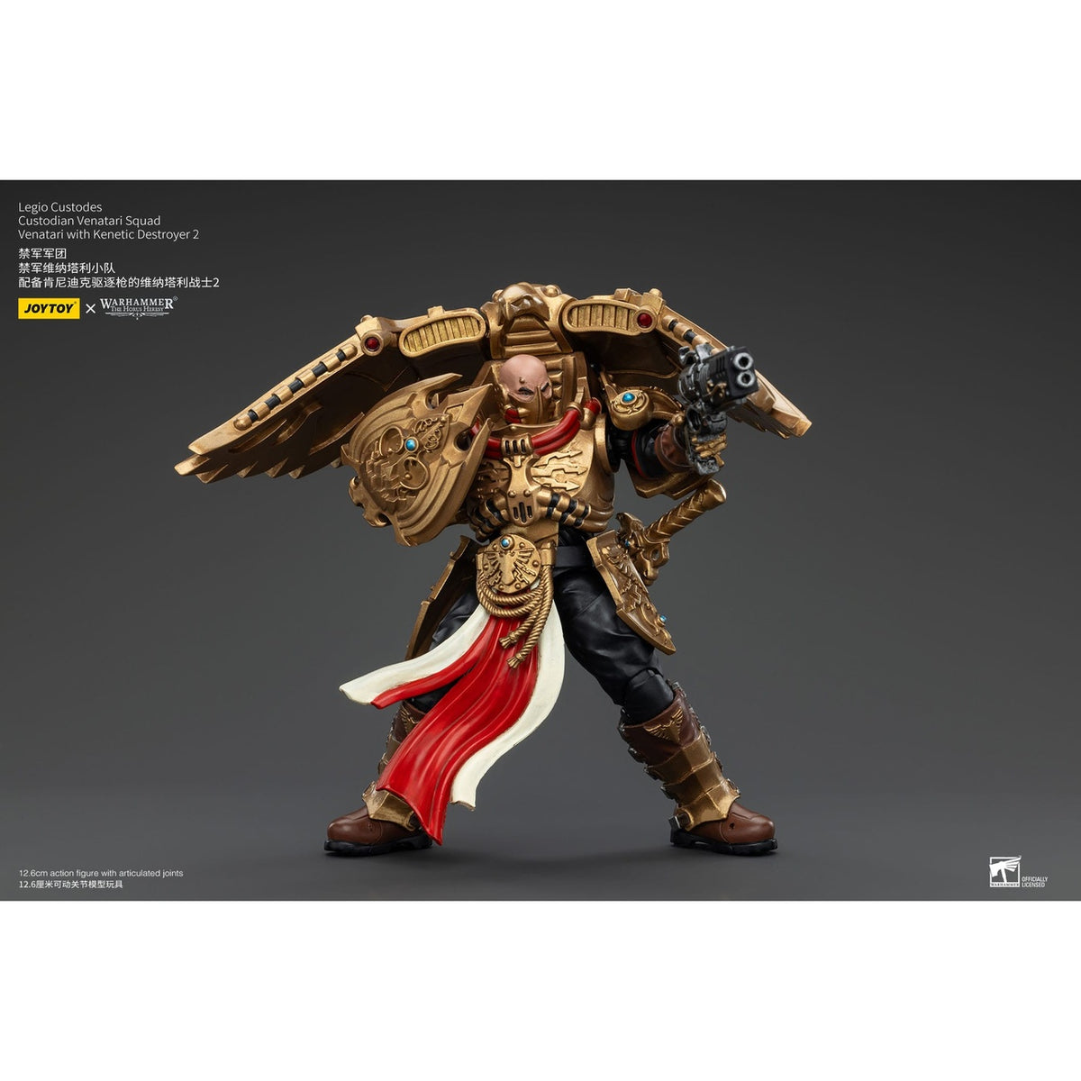 Productafbeelding Warhammer The Horus Heresy Actiefiguur 1/18 Legio Custodes Custodian Venatari Squad Venatari with Kinetic Destroyer 2 13