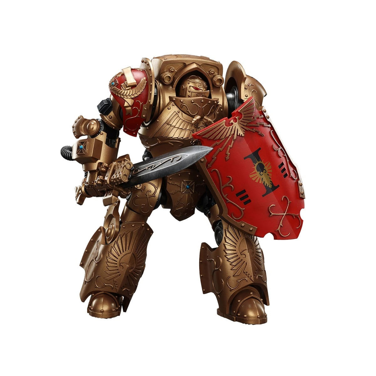Productafbeelding Warhammer The Horus Heresy Action Figure Legio Custodes Contemptor-Galatus Dreadnought 25 cm