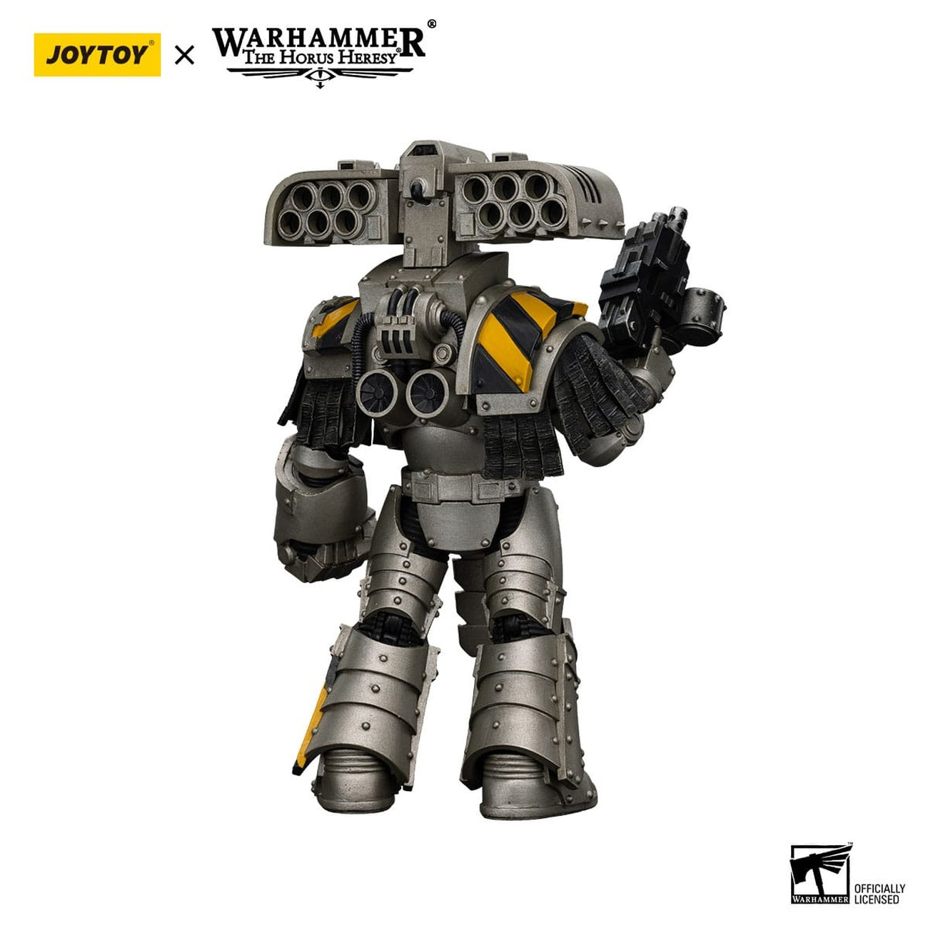 Image produit Figurine articulée Warhammer The Horus Heresy 1/18 Iron Warriors Tyrant Siege Master Terminator avec lance-roquettes 14 cm