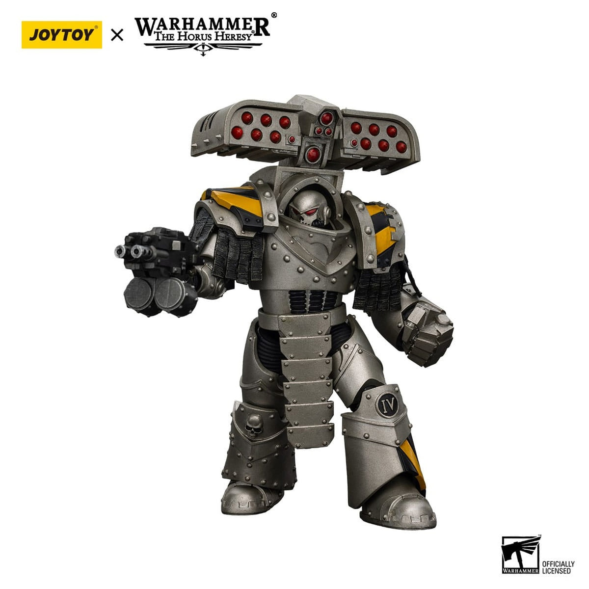 Image produit Figurine articulée Warhammer The Horus Heresy 1/18 Iron Warriors Tyrant Siege Master Terminator avec lance-roquettes 14 cm