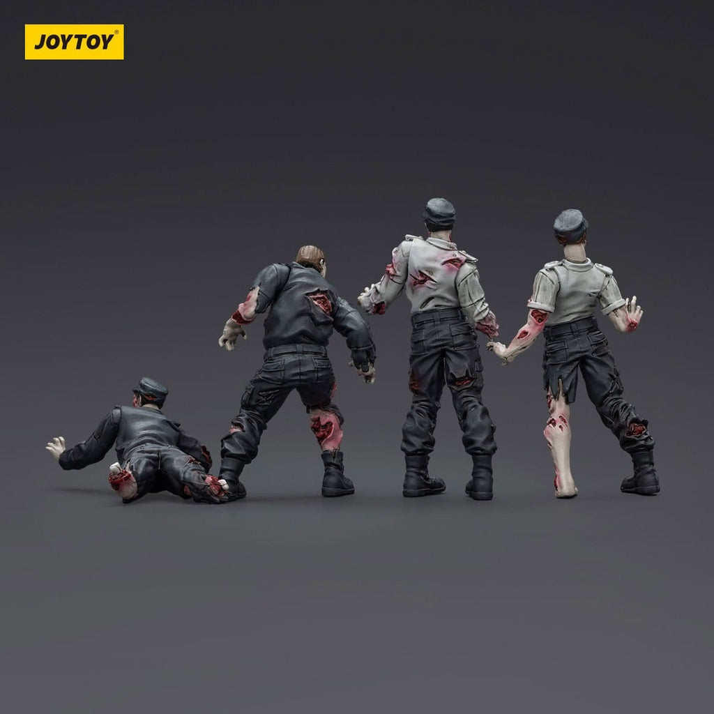 Image produit Zombie Dark Source – Pack de 4 figurines d’action Security Guards 8 cm