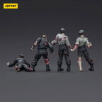 Image produit Zombie Dark Source – Pack de 4 figurines d’action Security Guards 8 cm