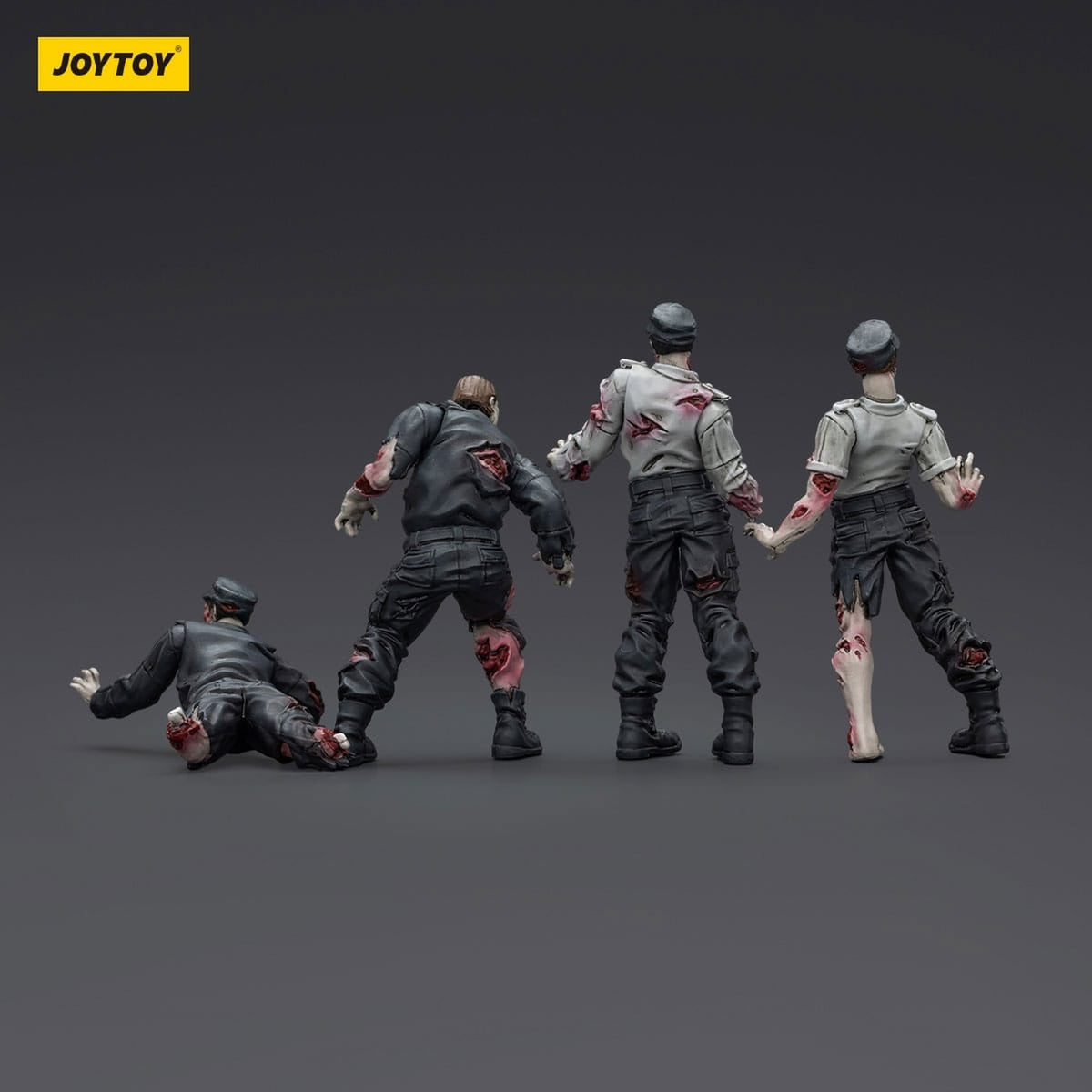 Image produit Zombie Dark Source – Pack de 4 figurines d’action Security Guards 8 cm