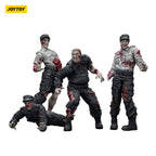 Image produit Zombie Dark Source – Pack de 4 figurines d’action Security Guards 8 cm