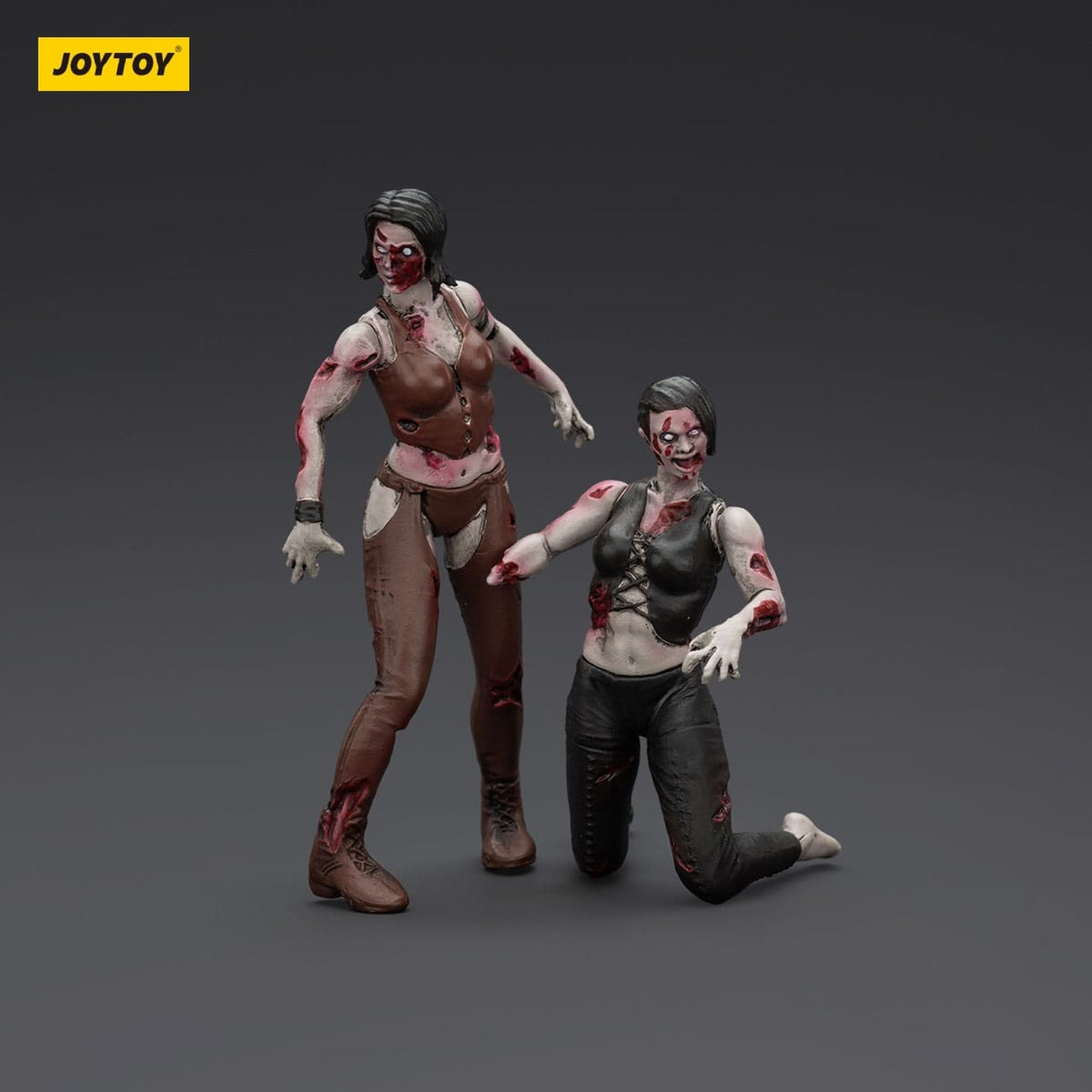 Productafbeelding Zombie Dark Source actiefiguren 2-pack Female wrestlers 8 cm