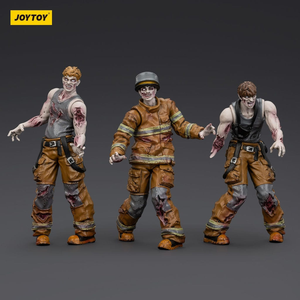 Image produit Zombie Dark Source figurines d’action lot de 3 pompiers 8 cm