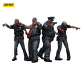 Productafbeelding Zombie Dark Source actiefiguren 4-pack Police (Male) 8 cm