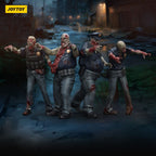 Productafbeelding Zombie Dark Source actiefiguren 4-pack Police (Male) 8 cm