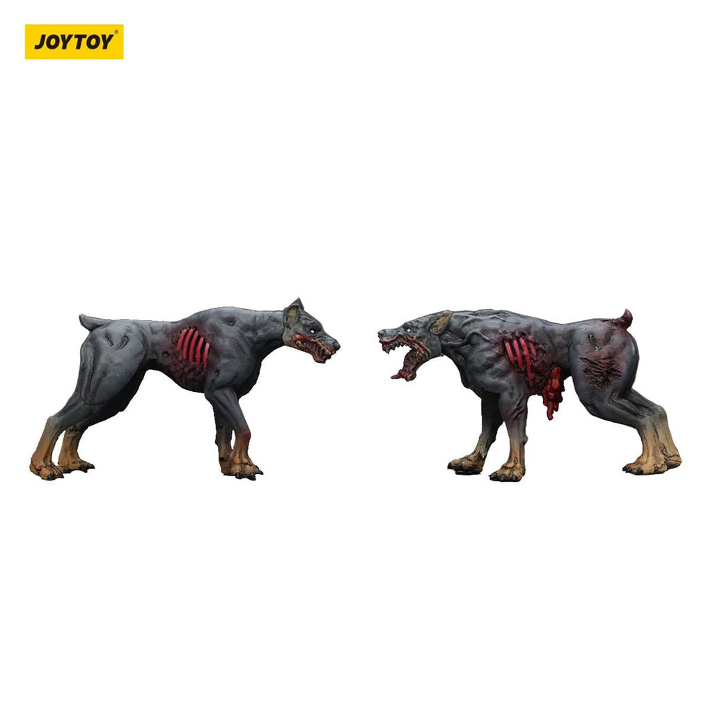 Produktbild Zombie Dark Source Actionfiguren 2er-Pack Police Dogs 8 cm