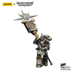 Image produit Warhammer The Horus Heresy Figurine articulée 1/18 Iron Warriors Command Squad Chosen avec Legion Standard 12 cm