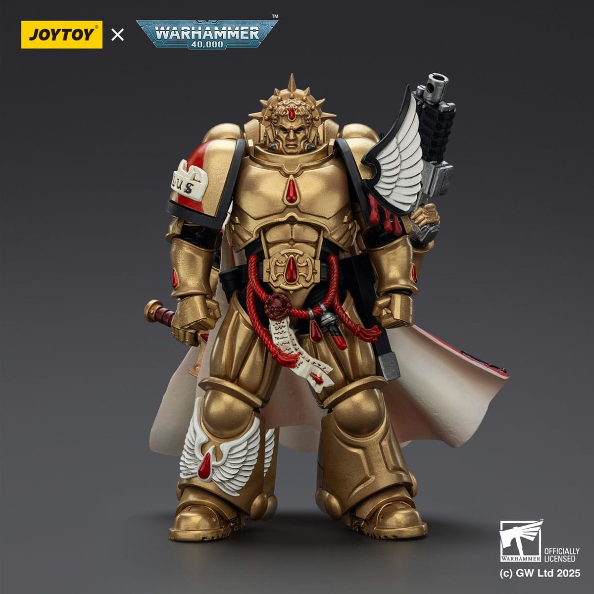 Productafbeelding Warhammer 40,000: Combat Patrol Blood Angels actiefiguur Captain with Heavy Bolt Pistol & Power Sword 20 cm