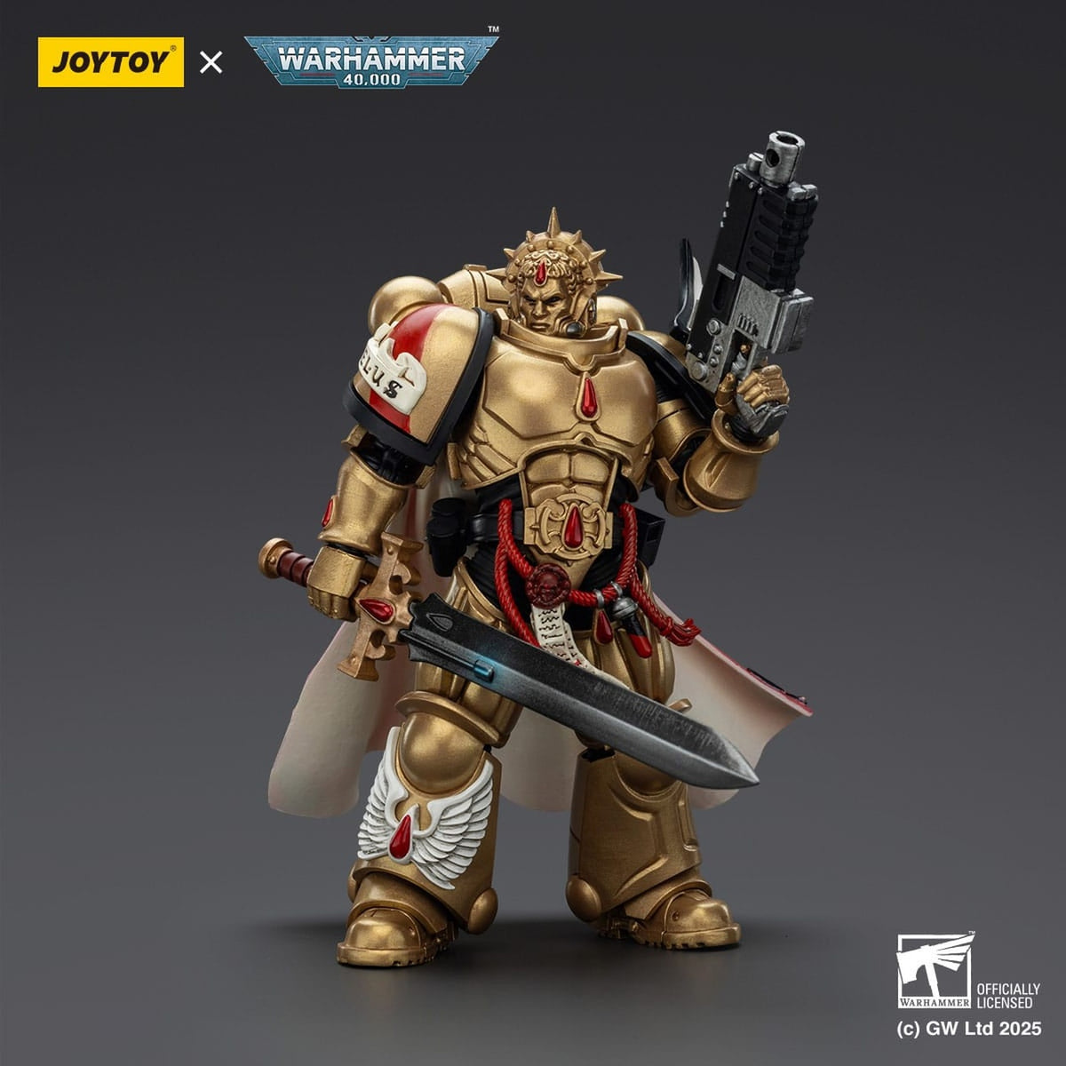 Productafbeelding Warhammer 40,000: Combat Patrol Blood Angels actiefiguur Captain with Heavy Bolt Pistol & Power Sword 20 cm