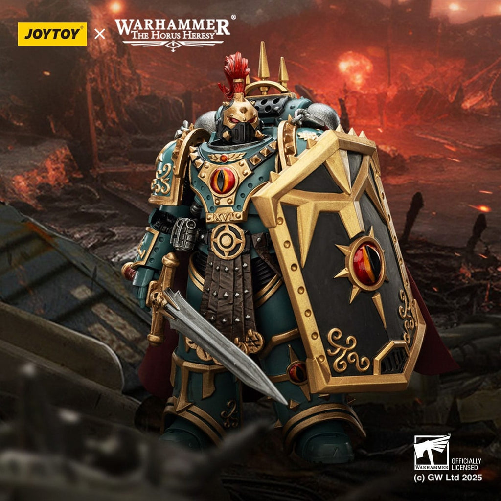 Productafbeelding Warhammer The Horus Heresy actiefiguur Sons of Horus Little Horus Aximand Captain of the 5th Company 20 cm